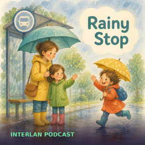 The Rainy-Day Bus Stop