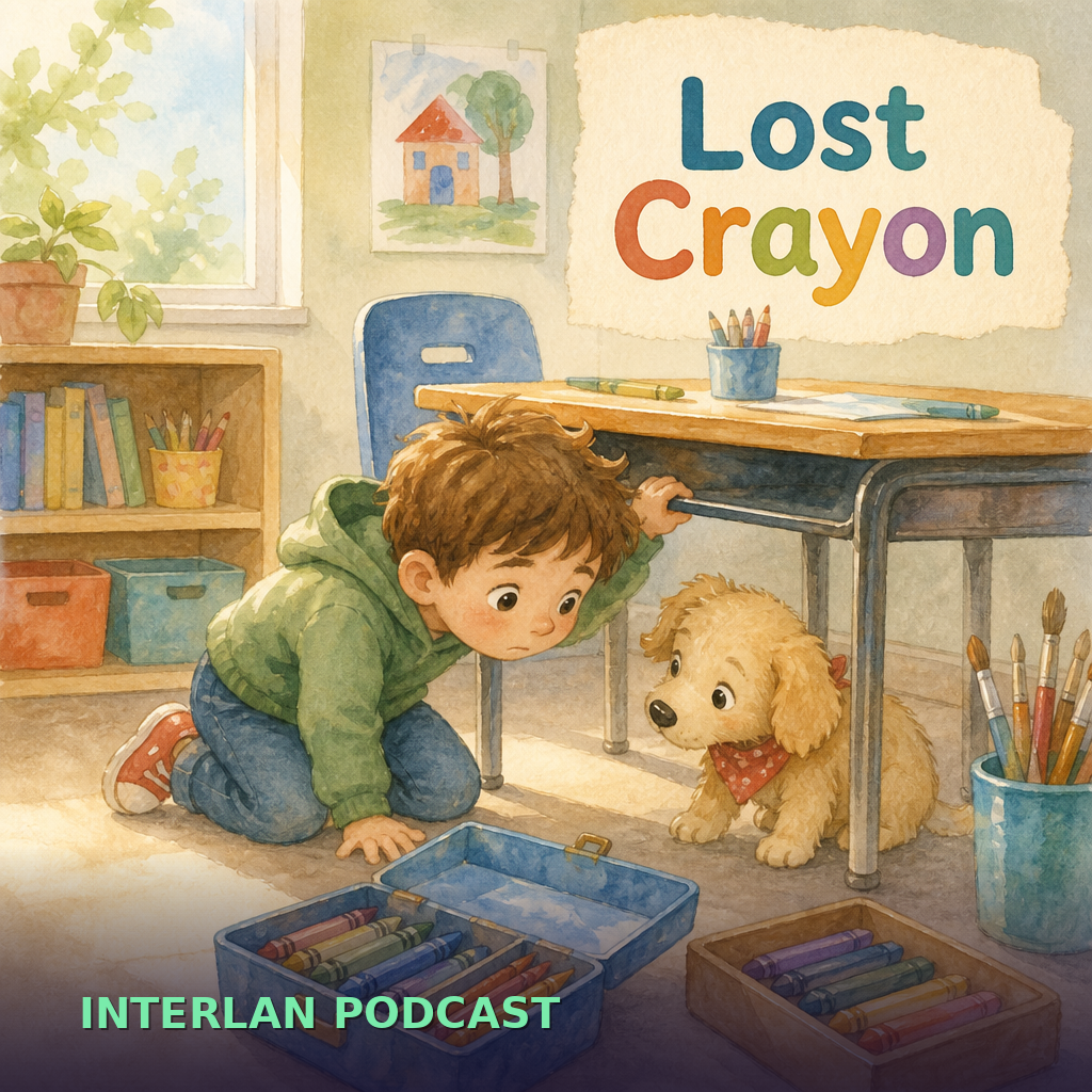 The Lost Crayon in the Art Box