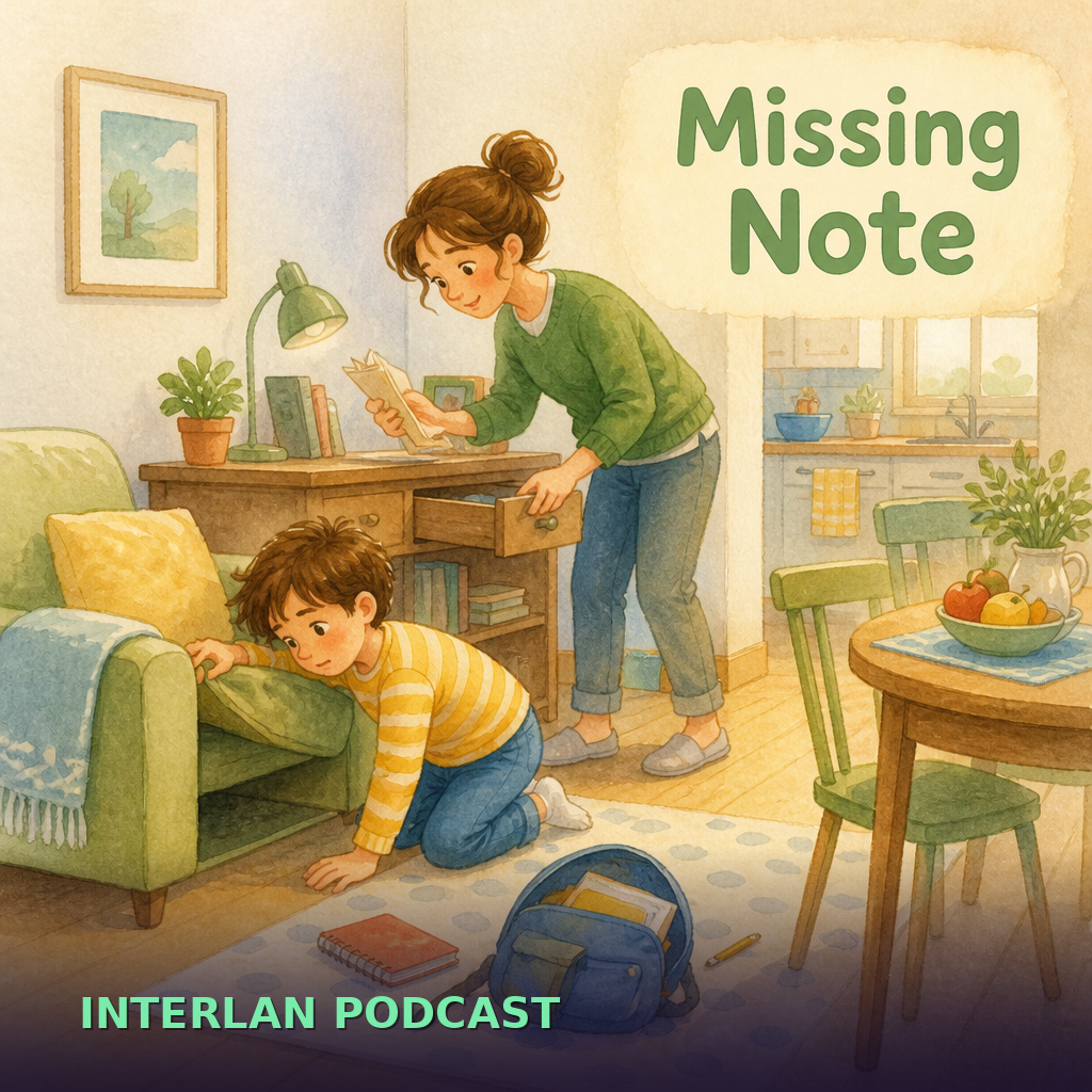 The Lost Homework Note at Home