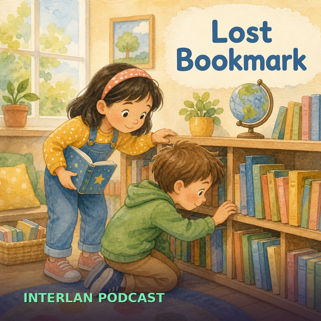 The Lost Library Bookmark at Story Time