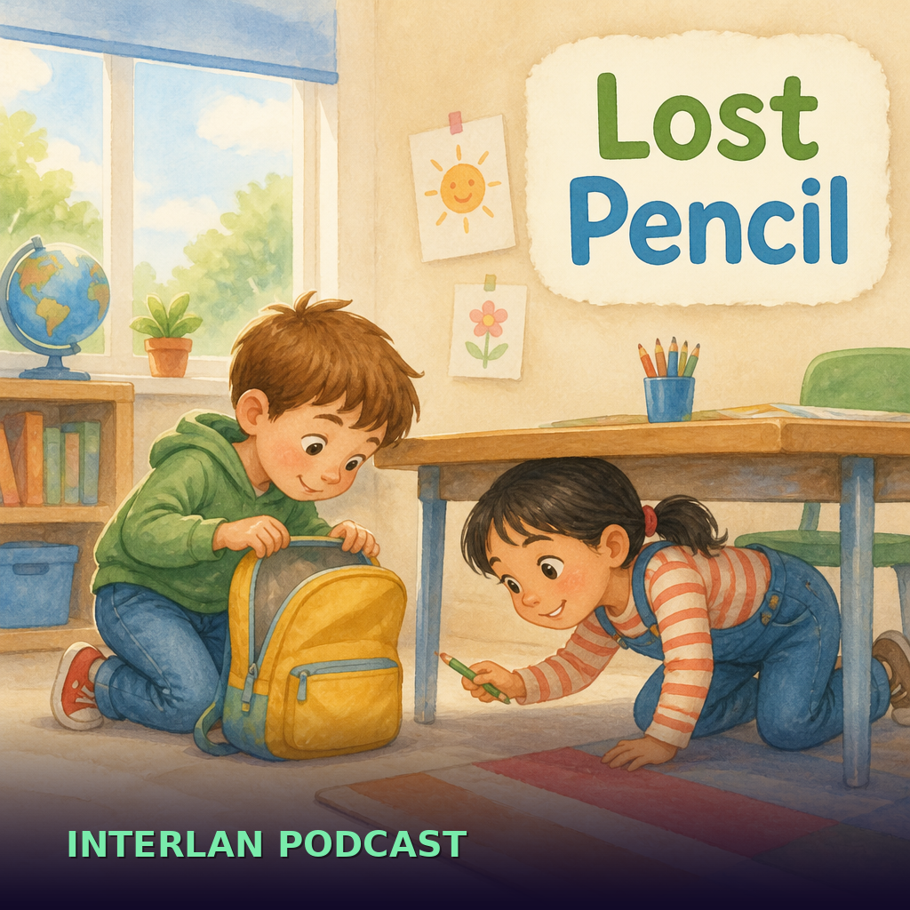 The Lost Pencil at Drawing Time