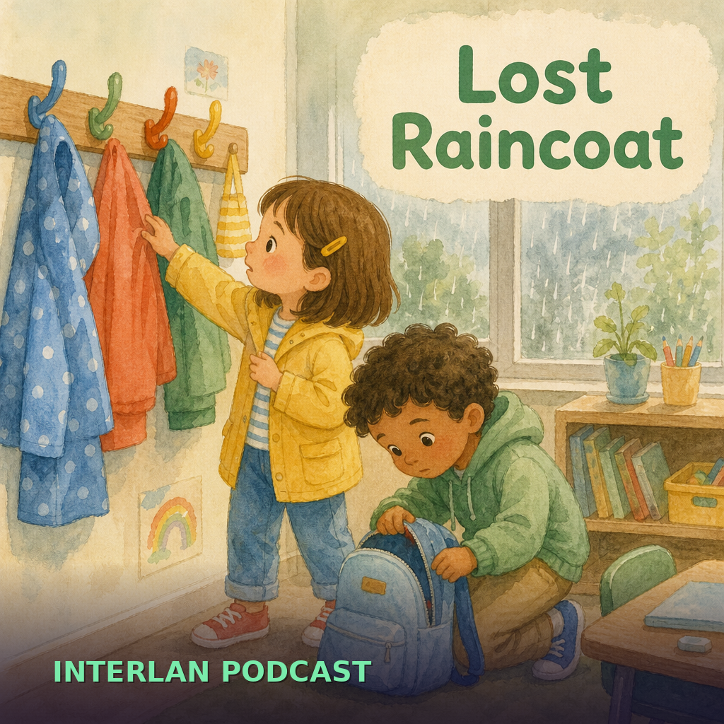 The Lost Raincoat at School