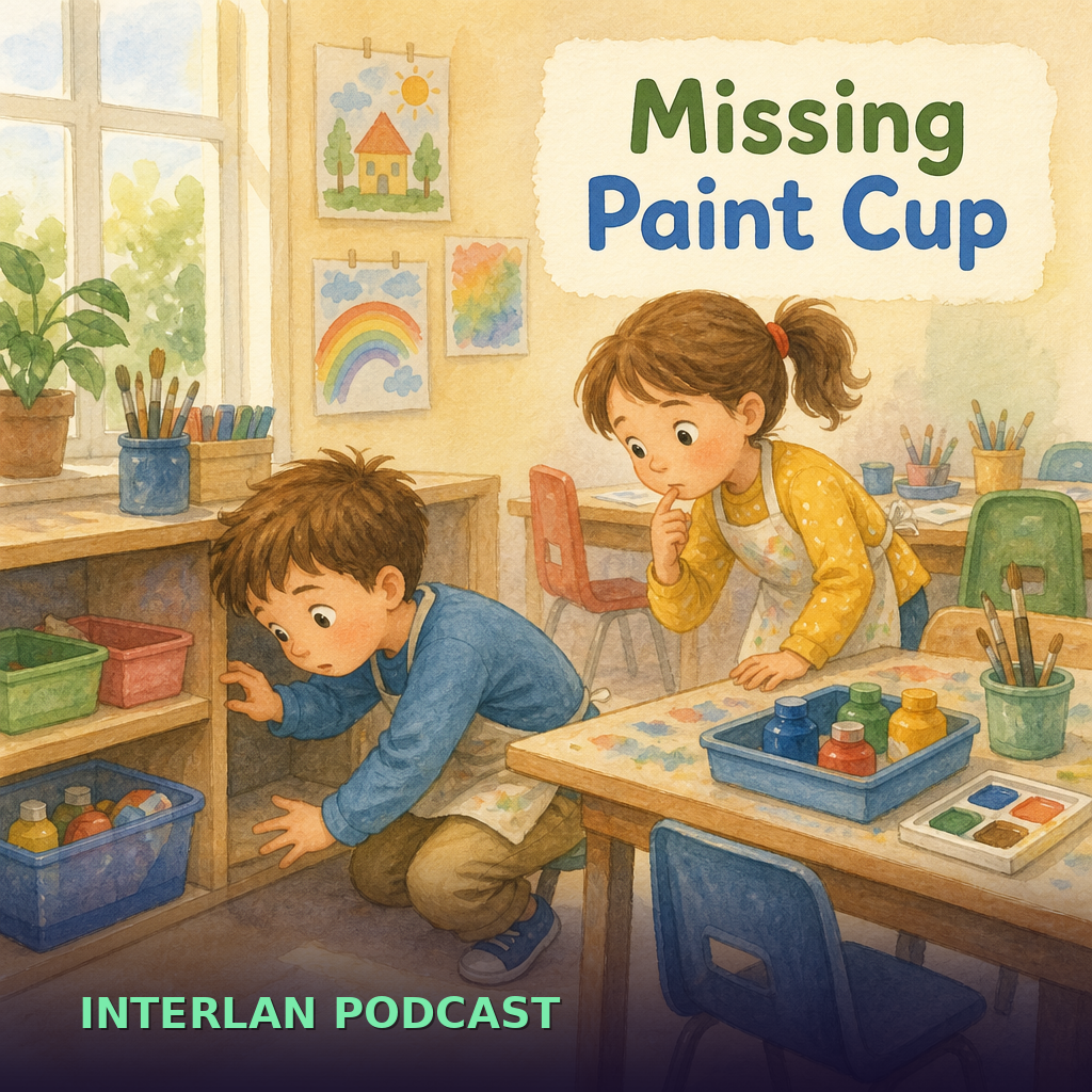 The Missing Paint Cup at Art Time